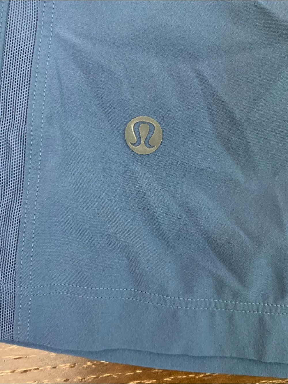 Lululemon Mens blue pace breaker linerless shorts XL 7” - Picture 4 of 6